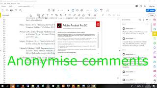 How to anonymize comments in Adobe Reader