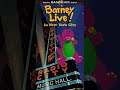 My Aunt Came Back Barney Live In New York City