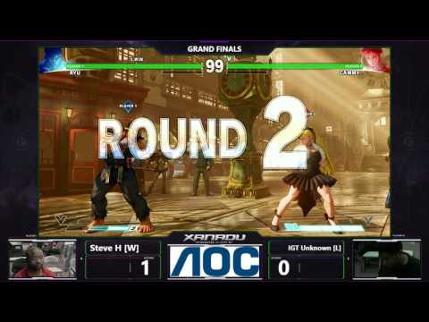 F@X 169 - Steve H (Ryu) Vs. IGT Unknown (Cammy) SFV Grand Finals - Street Fighter V