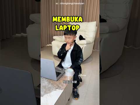 Membuka laptop #shorts