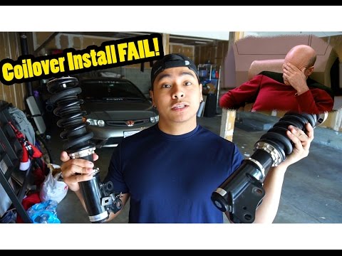 How NOT to Install BC Racing Coilovers! | 06' Civic Si Build