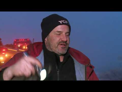 Mail Truck Rollover Rescue Through Ice Fog | Highway Thru Hell