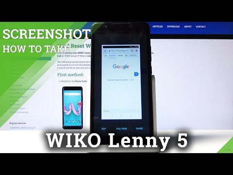 How to Capture Screen in WIKO Lenny 5 – All Screenshots Methods
