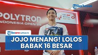 Jojo Tumbangkan Singapura di Indonesia Open 2026, Menang 2 Game Langsung: Lolos ke Babak 16 Besar