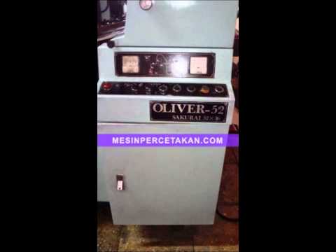 Mesin Cetak Oliver 66  HP. 081 859 2209 ( Call - SMS - Whatsapp)