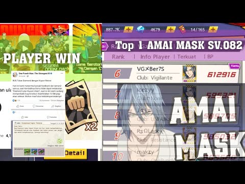 TOP 1 AMAI MASK SV.082 // AKHIR DRAMA DEMO OPM 🔥🔥 PLAYER WIN || ONE PUNCH MAN : THE STRONGEST