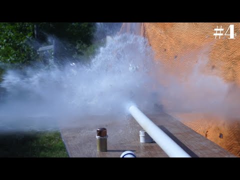 PVC Air Cannon in Ultra Slow Motion  - Experimental Perception