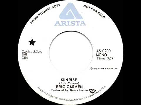 1976 Eric Carmen - Sunrise (mono radio promo 45)