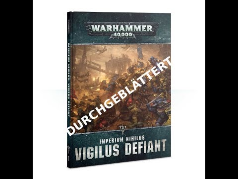 WH40K Vigilus kämpft durchgeblättert
