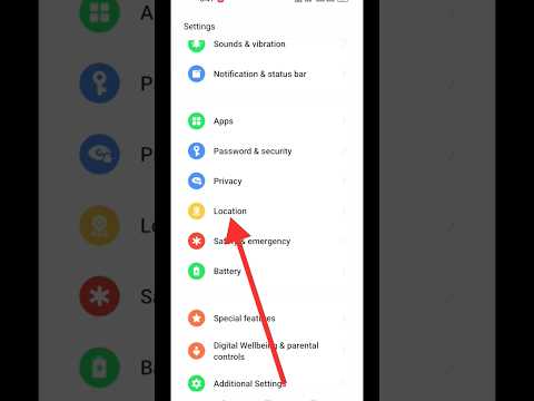 How To Enable Location Services  In Realme Phone #shorts #youtubeshorts #mobile