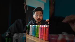 I Tried All MONSTER Flavour #shorts #viral