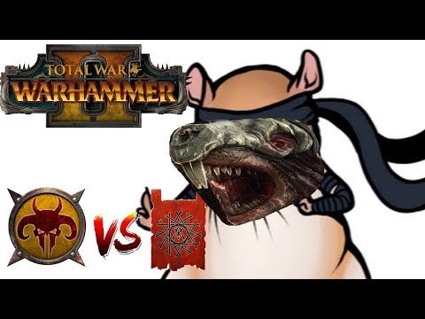 Beastmen vs Skaven | CLAN ESHIN AMBUSH - Total War Warhammer 2