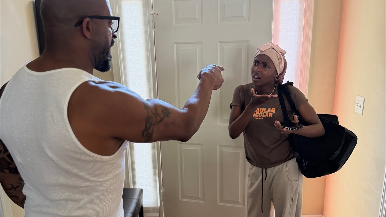 Brooke shows back up at home and goes off on Larry for cutting off her phone!