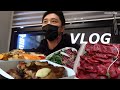 먹방브이로그) 치킨은 진리고 육회 육사시미 막걸리 / 운동하는남자 / 먹은만큼 빼버리는 VLOG