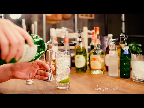 ジンベースの王道！ジントニックの作り方