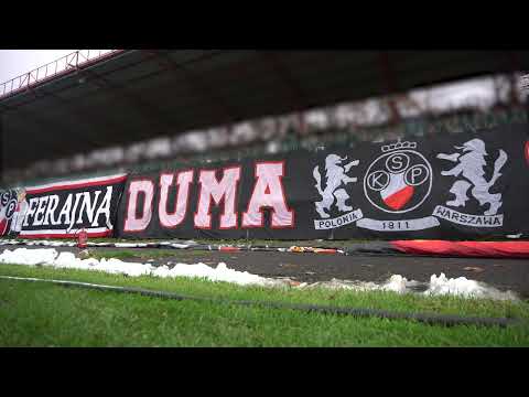 Doping na meczu Polonia Warszawa - Ruch Chorzów