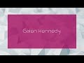 Galen Kennedy Appearance