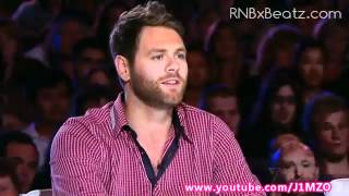 Brian McFadden tells off a contestant on Australia's Got Talent 2012 - Owen Campbell