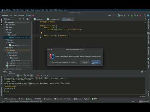 Runtime Class Reloading on Mixed Java/Clojure Projects