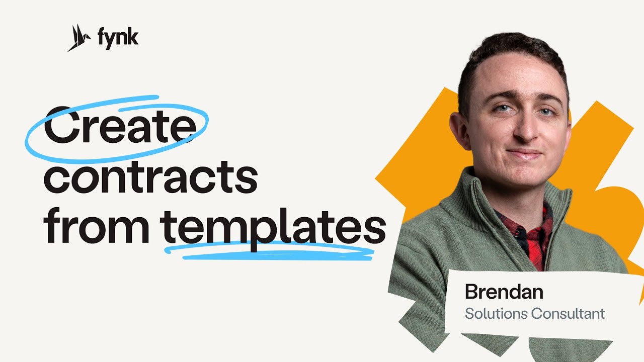 Quickly create and sign contracts with fynk's templates