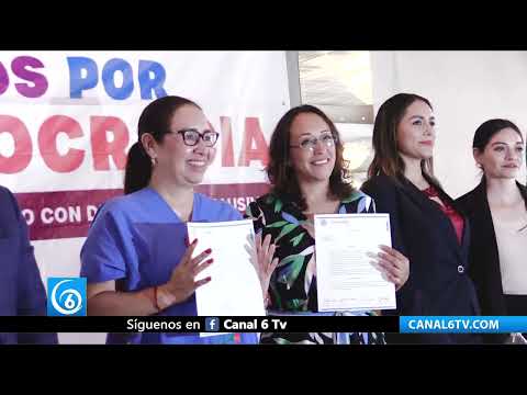 Video: Firma candidata a alcaldía de Ecatepec por Morena, Azucena Cisneros, acuerdo con COPARMEX