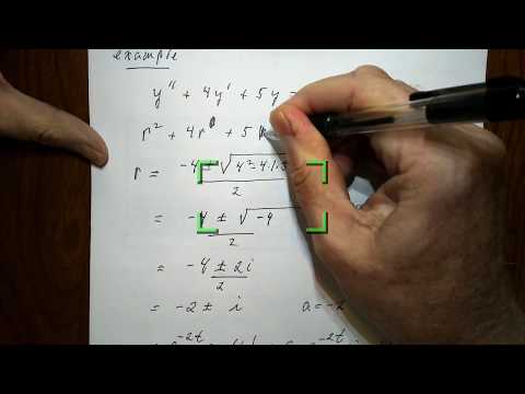 2nd Order Linear Differential Equations with Constant Coefficients