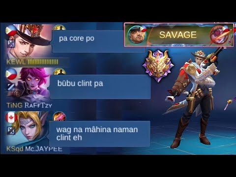 MY TEAM DOESN'T TRUST MY CLINT BUT ENDED UP BEING CARRIED! CLINT CRIT BUILD FOR AUTO SAVAGE! - MLBB