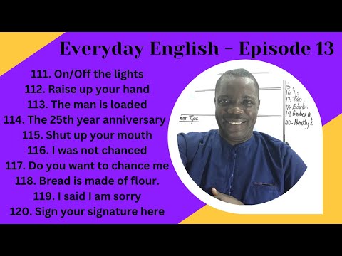 200 Commonly Misused Expressions in Everyday English - Episode 13: 111-120