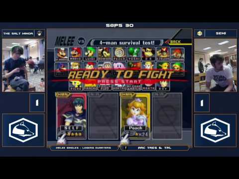 S@PS 30 Melee Singles - Soupo (Marth) vs Semi (Peach) - Loser's Quarters