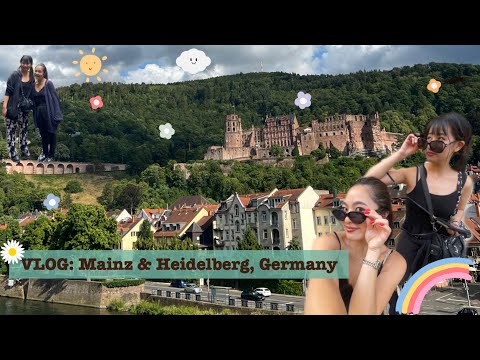 [Vlog] #vlog4 🇩🇪 Viagem a Mainz e Heidelberg na Alemanha💖 / Viagem a Mainz e Heidelberg na Alemanha🌟Eng Sub