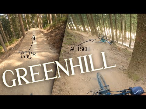 GREEN HILL BIKEPARK TEIL2 | Die Jumplines | 12 Jähriger zieht mich über 10 Meter Table | Big Crash😱