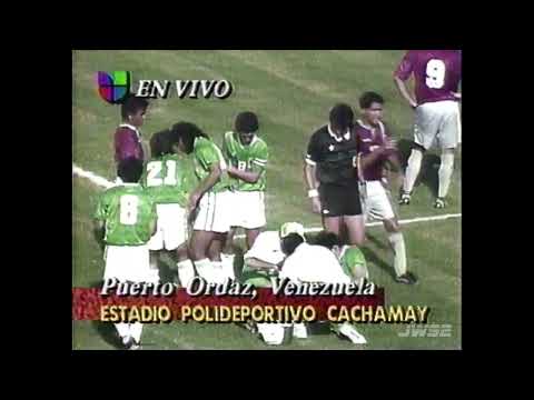 1993.07.18 Venezuela 1 - Bolivia 7 (Faltan primeros mins. 60fps - Clasificatorias Estados Unidos 94)
