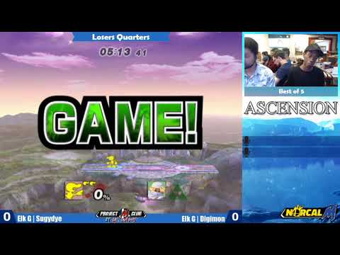 "Ascension 9/28/19" - Elk G | Sugydye (G&W) v. Elk G | Digimon (Sheik/Fox) - Losers Quarters
