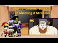 Murder Drones React To Fat Shaming A Streamer CaseOh Meat Canyon
