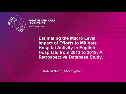 HACA 2024: Day 2, Wenlock: Estimating the Macro Level Impact of Efforts to Mitigate