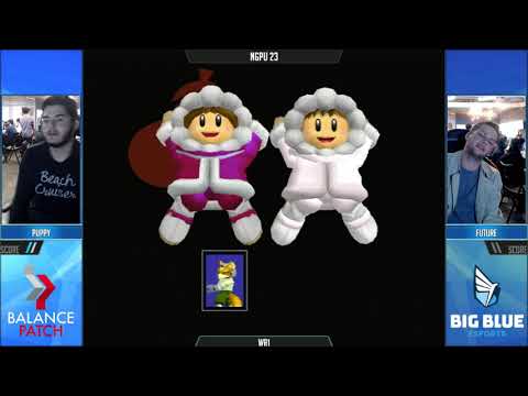 NGPU 23 SSBM - Puppy (Ice Climbers) vs. Future (Fox) - Melee WR1
