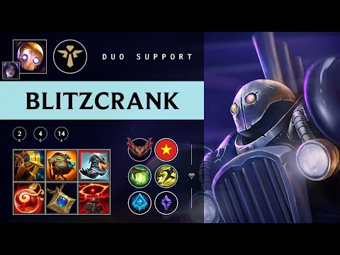 Blitzcrank Support vs Lulu - VN Grandmaster Patch 25.23