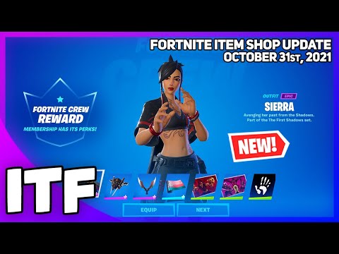 Fortnite Item Shop *NEW* SIERRA SET + HALLOWEEN SHOP! [October 31st, 2021] (Fortnite Battle Royale)