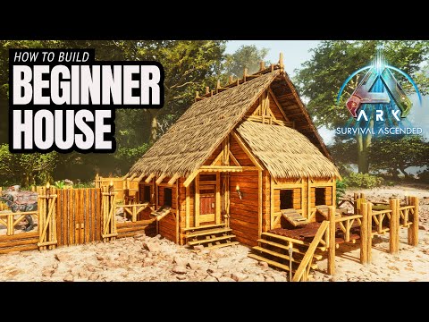 How To Build A Beginner House - Ark Survival Ascended
