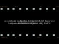 PEREZA- LADY MADRID (LETRA)