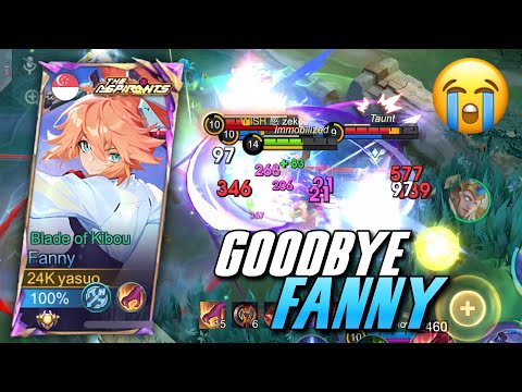 MY PRIME IS OVER! MY LAST FANNY GAMEPLAY 🥲 | MLBB