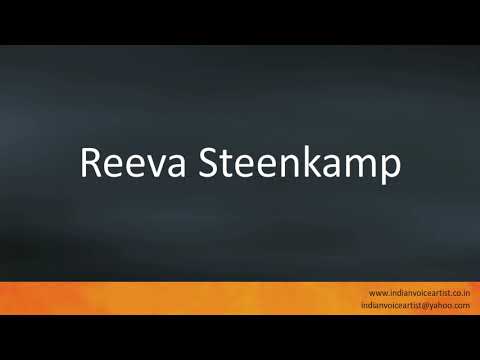 How to pronounce "Reeva Steenkamp".
