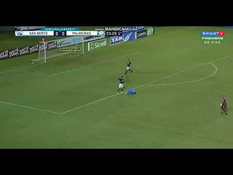 Expulsão de Weverton do Palmeiras  PAL 0X0 SBE