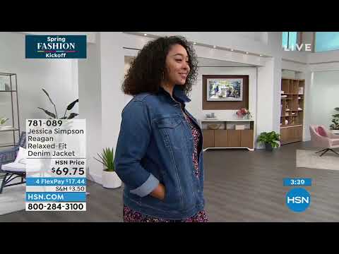 Jessica Simpson Reagan Relaxed Denim Jacket