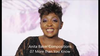 Anita Baker More than You Know