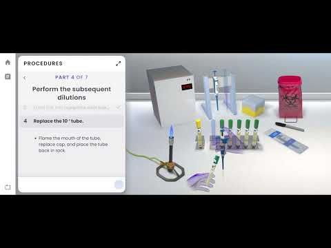 Pearson Interactive Labs | Serial Dilution and Enumeration