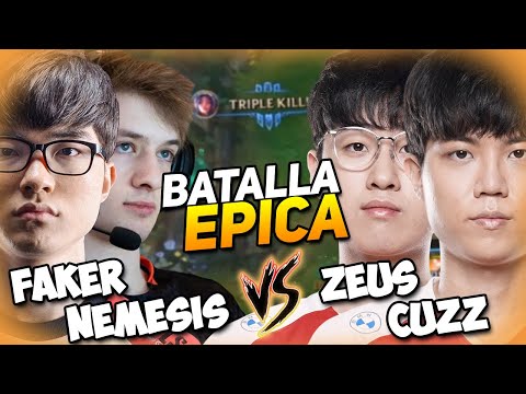 T1 ZEUS + T1 CUZZ VS FAKER + NEMESIS 😱 ¡EL REWORK OP DE IRELIA QUE ROMPE COREA!