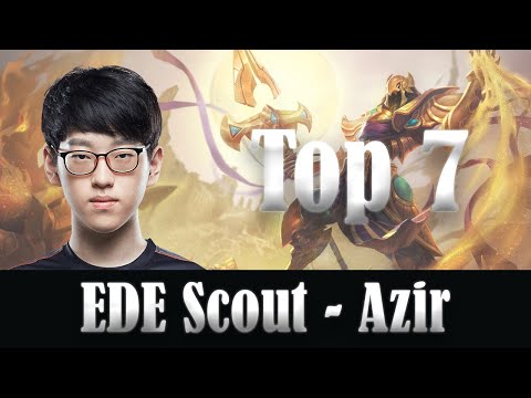EDG Scout (Azir Mid) Top Plays - EDG vs eStar, LPL 2020 Summer Week 10 Highlights