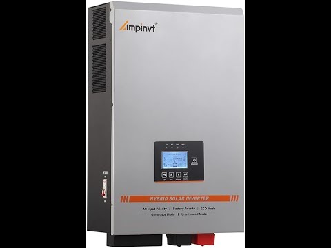 5000W Hybrid Solar Inverter - DC 12V 24V 48V to 110V/220V Pure Sine Wave Inverter for Home Energy Storage, Parallel Capability, Efficient Solar Power Conversion. video review thumbnail