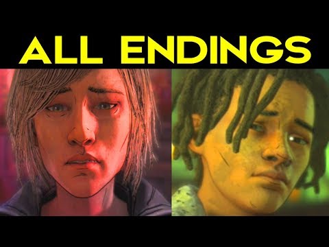 The Walking Dead Season 4 Episode 3 - ALL ENDINGS (SAVE LOUIS ENDING + SAVE VIOLET ENDING) Choices
